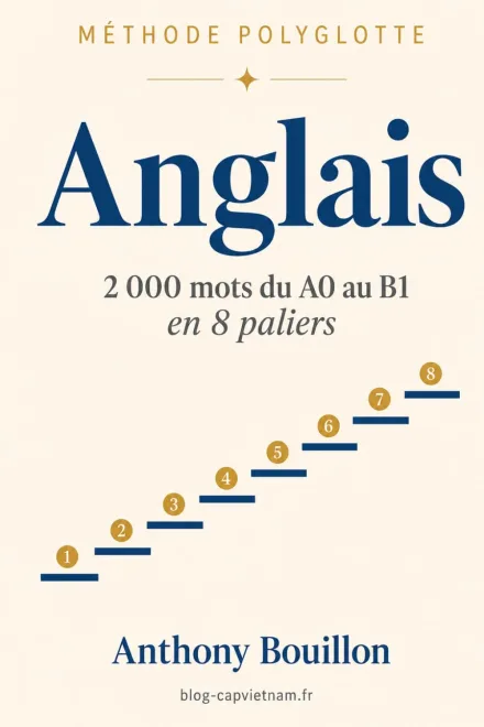 Couverture : Apprendre l'anglais — Méthode polyglotte